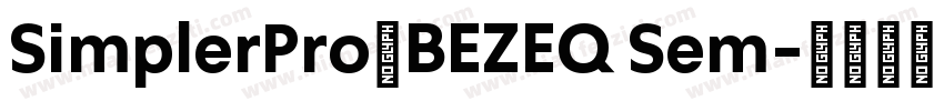 SimplerPro_BEZEQ Sem字体转换